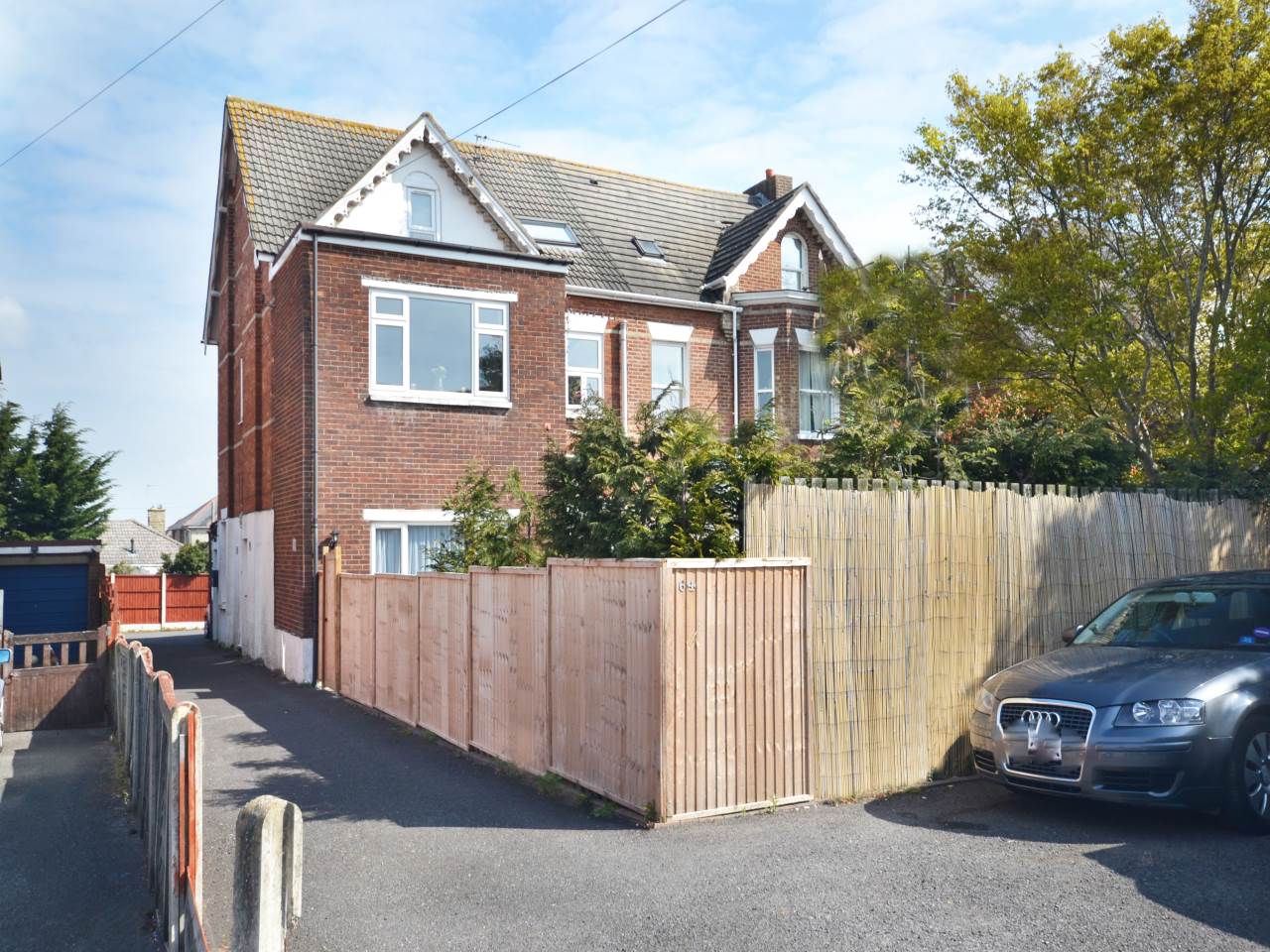 CLOSE TO UNIVERSITY* STUNNING FIRST FLOOR CONVERTED FLAT WITH GARAGE * SHARE OF FREEHOLD * TWO DOUBLE BEDROOMS * MODERN BATHROOM AND KITCHEN * CLOSE TO UNIVERSITY AND EXCELLENT LOCAL SCHOOLS * EASY ACCESS TO BOTH POOLE AND BOURNEMOUTH*